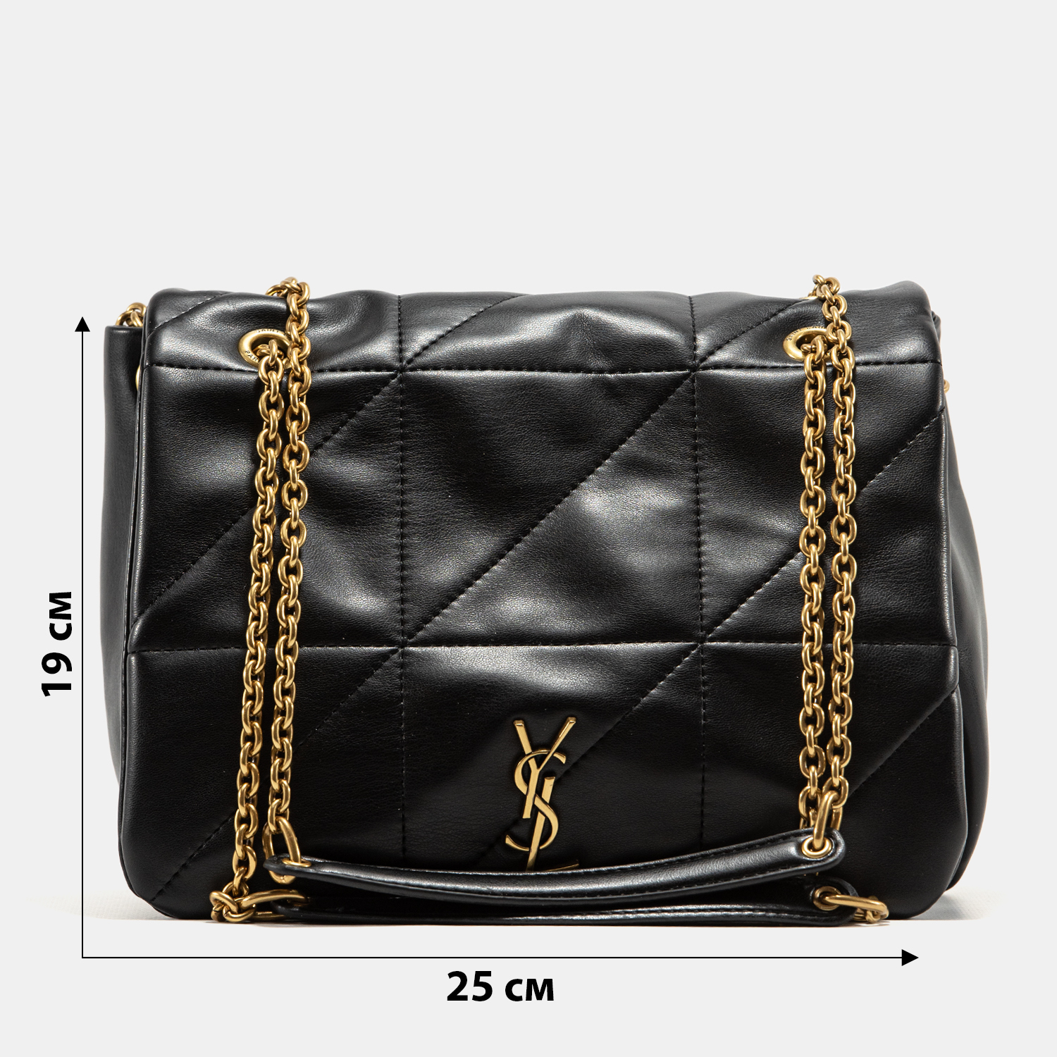 Saint Laurent Loulou Puffer Small Shoulder Bag in Black Quilted Leather - 3
