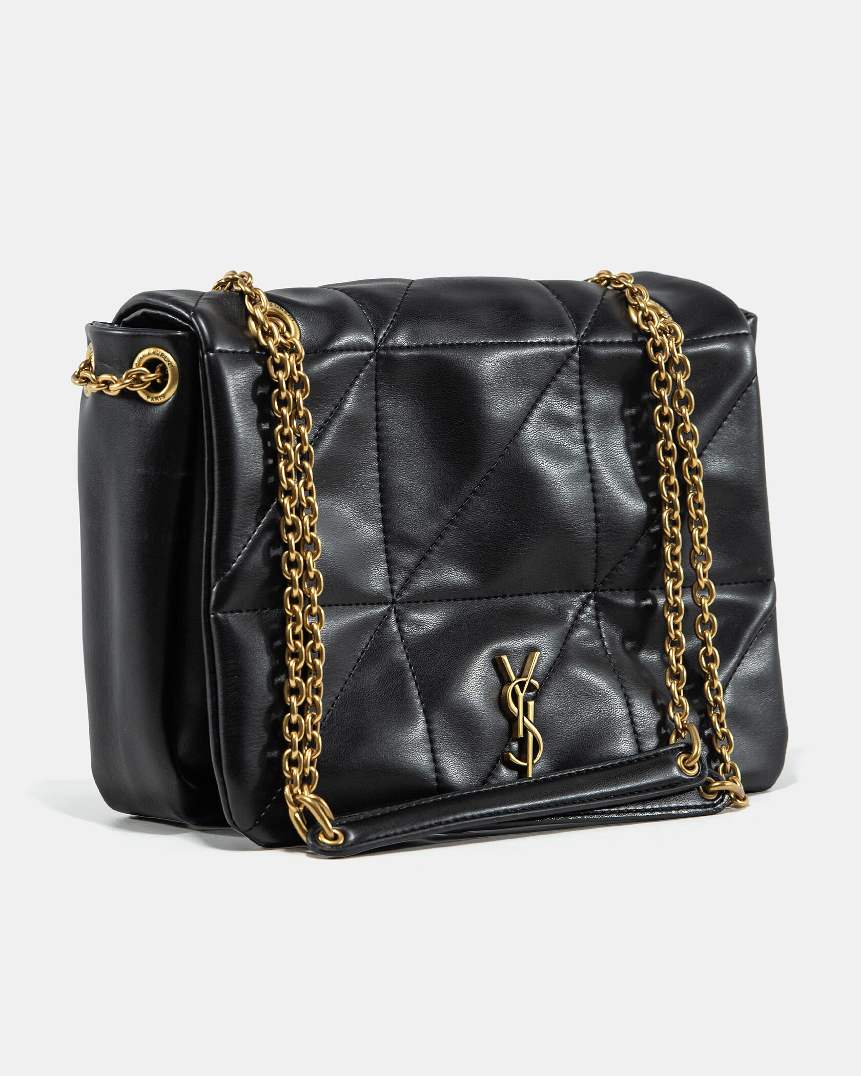 Saint Laurent Loulou Puffer Small Shoulder Bag in Black Quilted Leather - 6