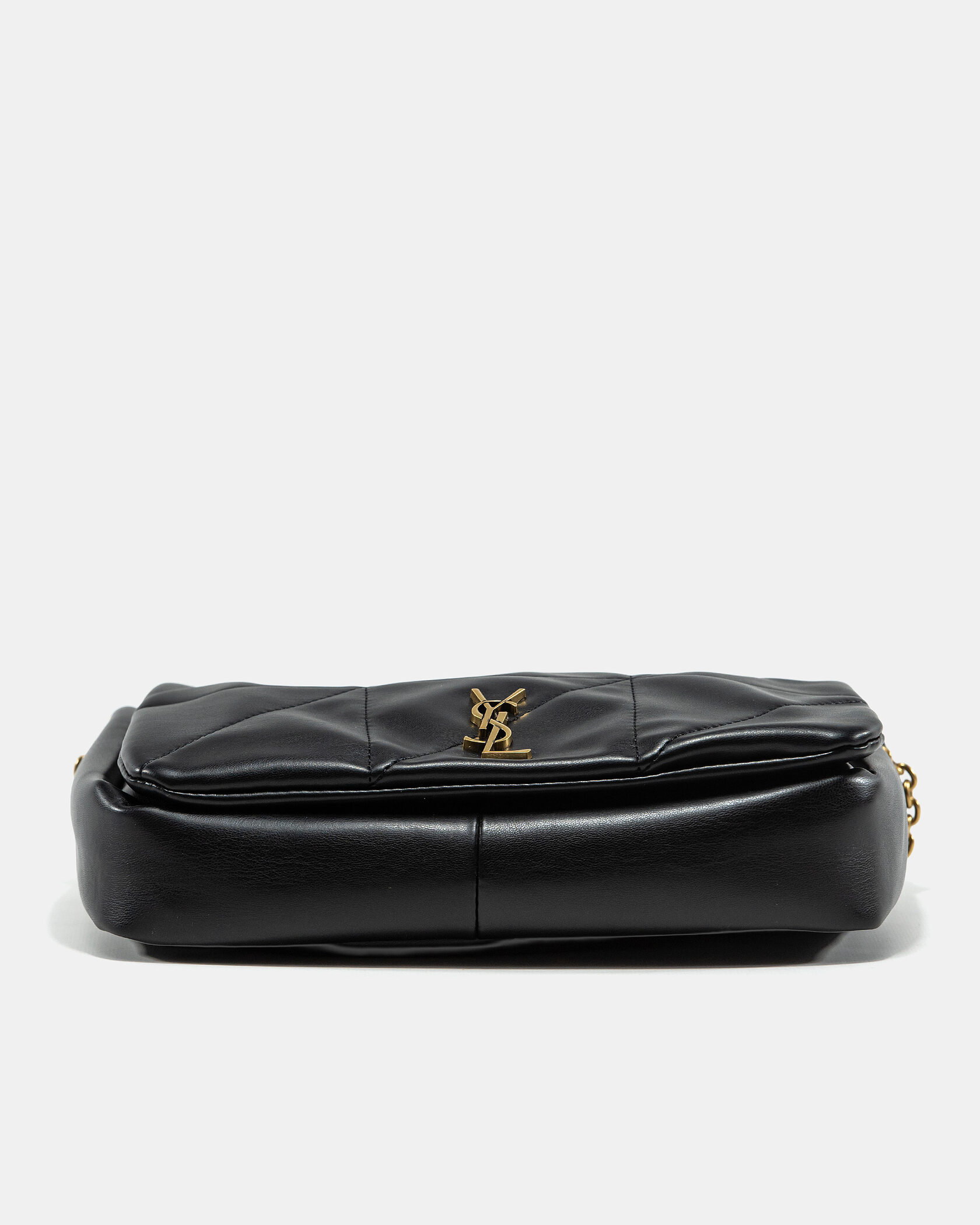 Saint Laurent Loulou Puffer Small Shoulder Bag in Black Quilted Leather - 8