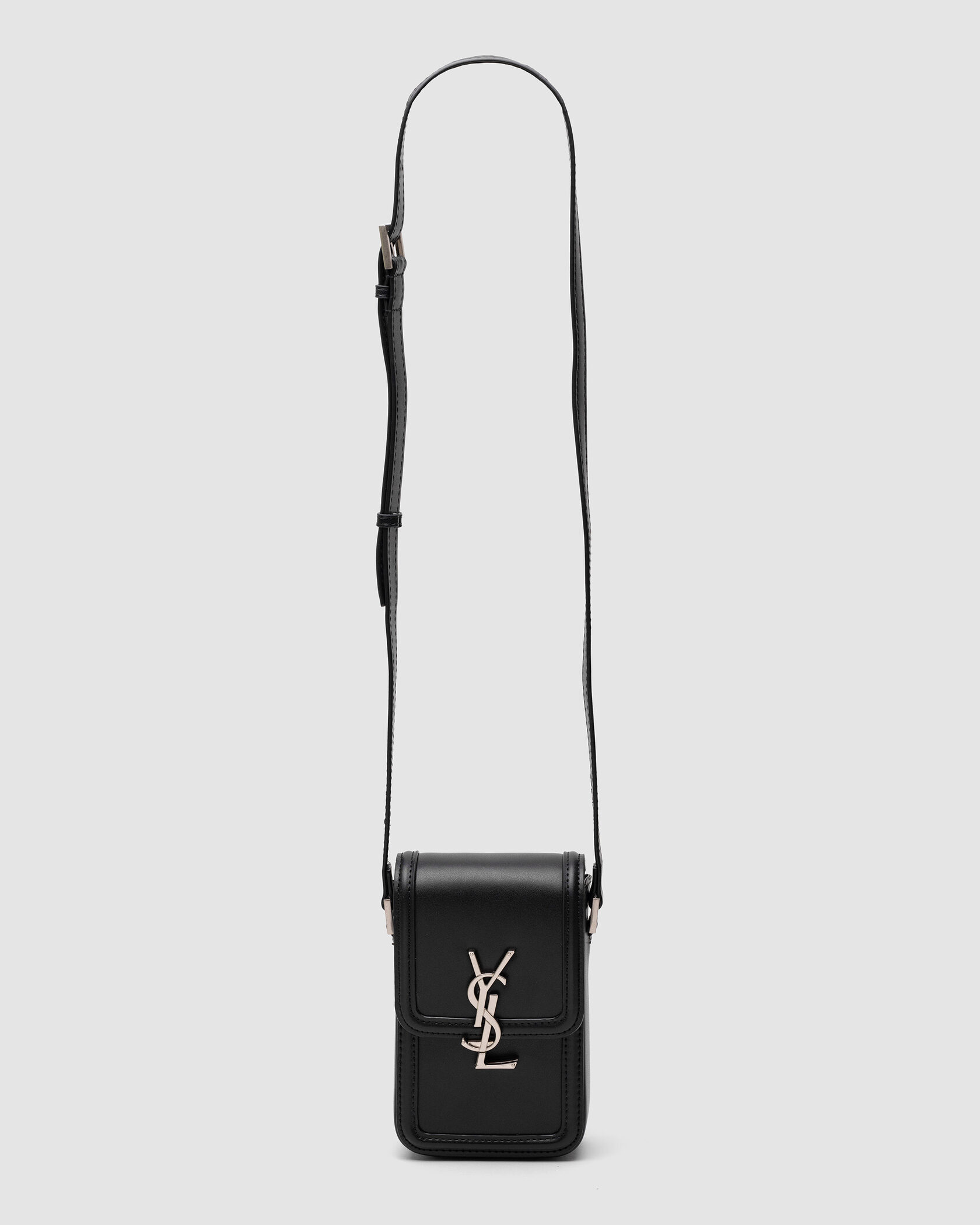 Saint Laurent Mini Solferino Satchel Bag in Calf Leather - 3