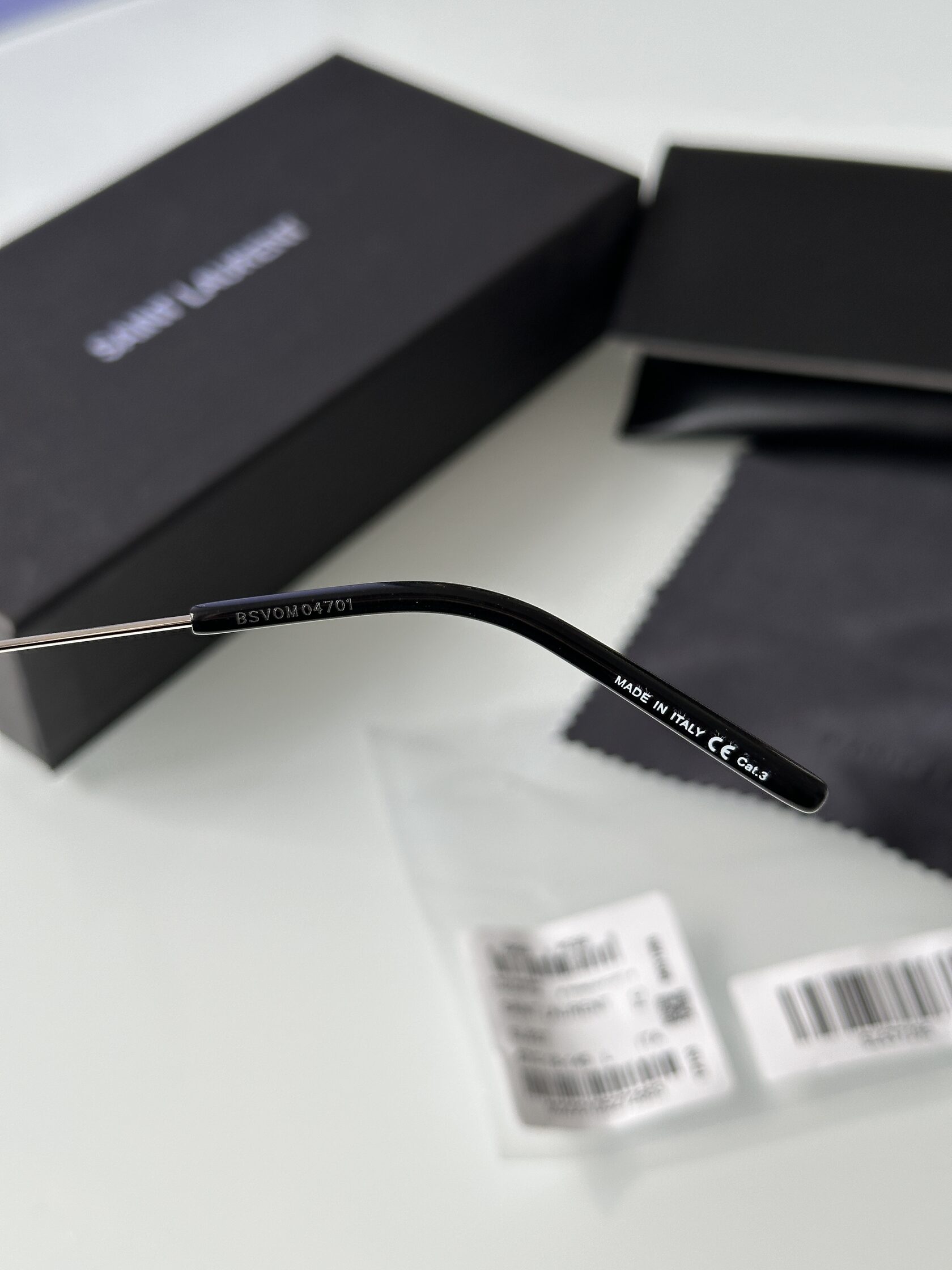 Saint Laurent SL 302 COL-001A Black/Silver - 16