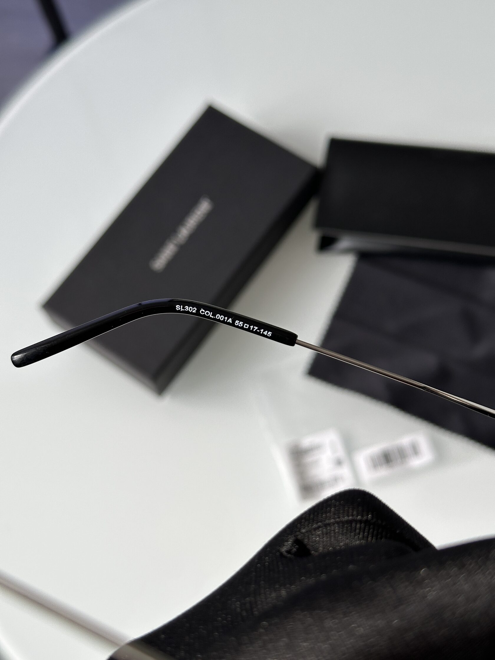 Saint Laurent SL 302 COL-001A Black/Silver - 17