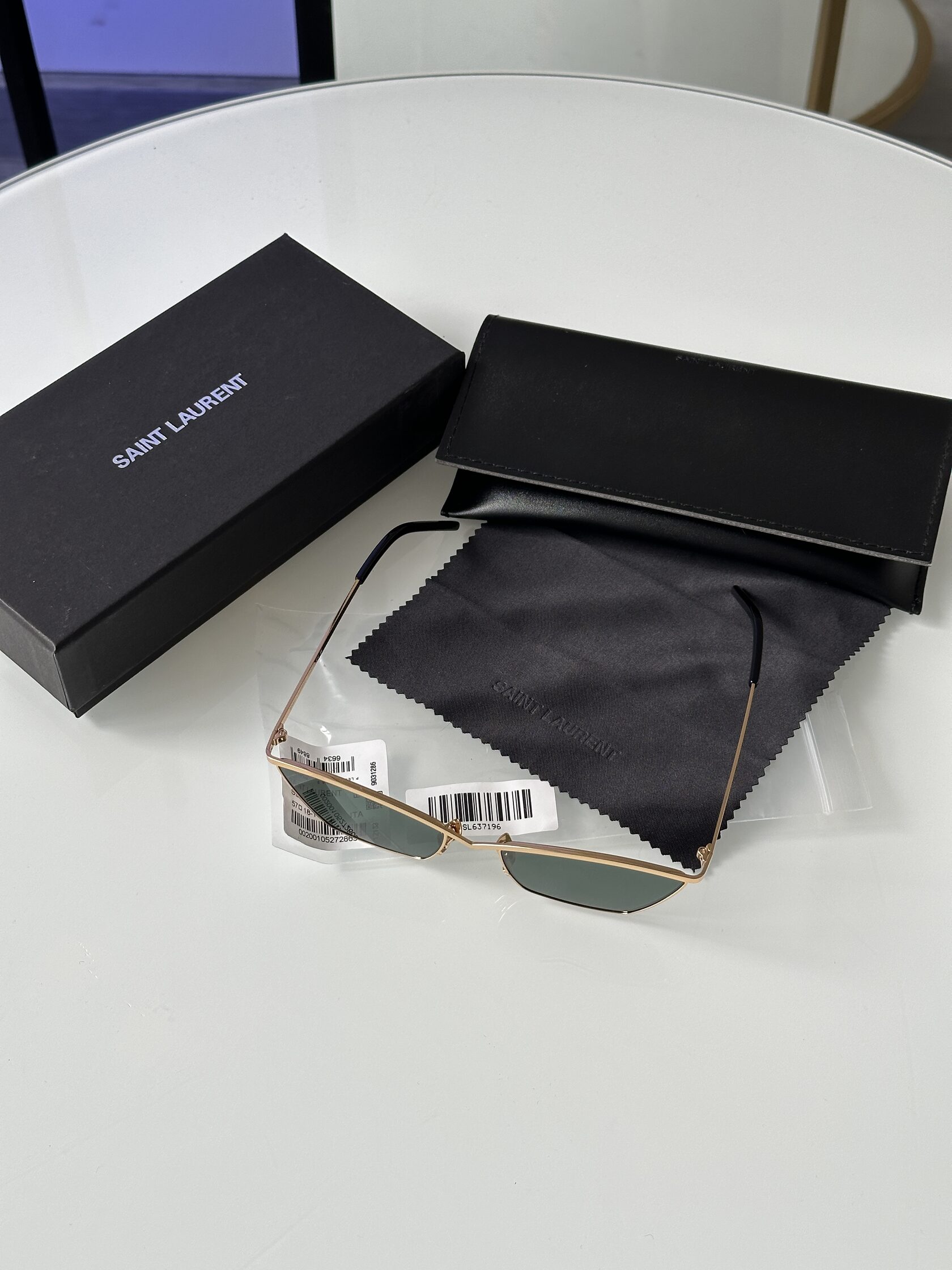 Saint Laurent SL 637 001 Green/Gold - 16