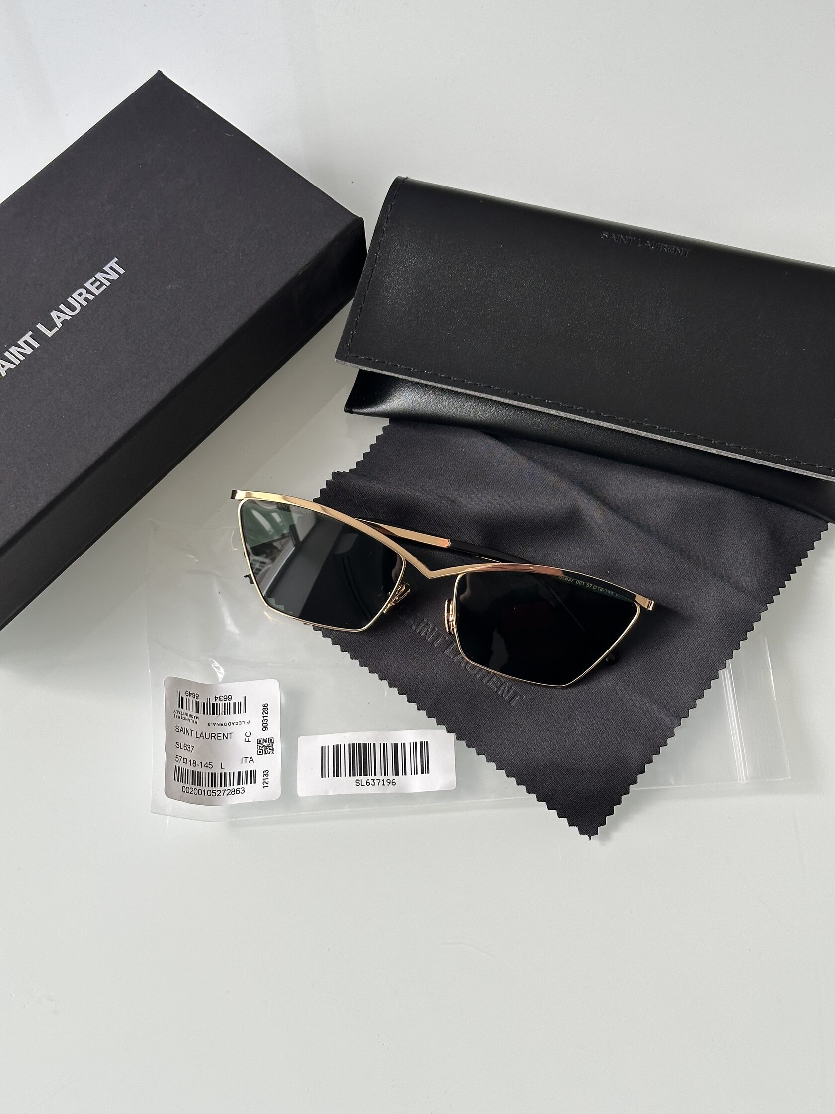 Saint Laurent SL 637 001 Green/Gold - 2