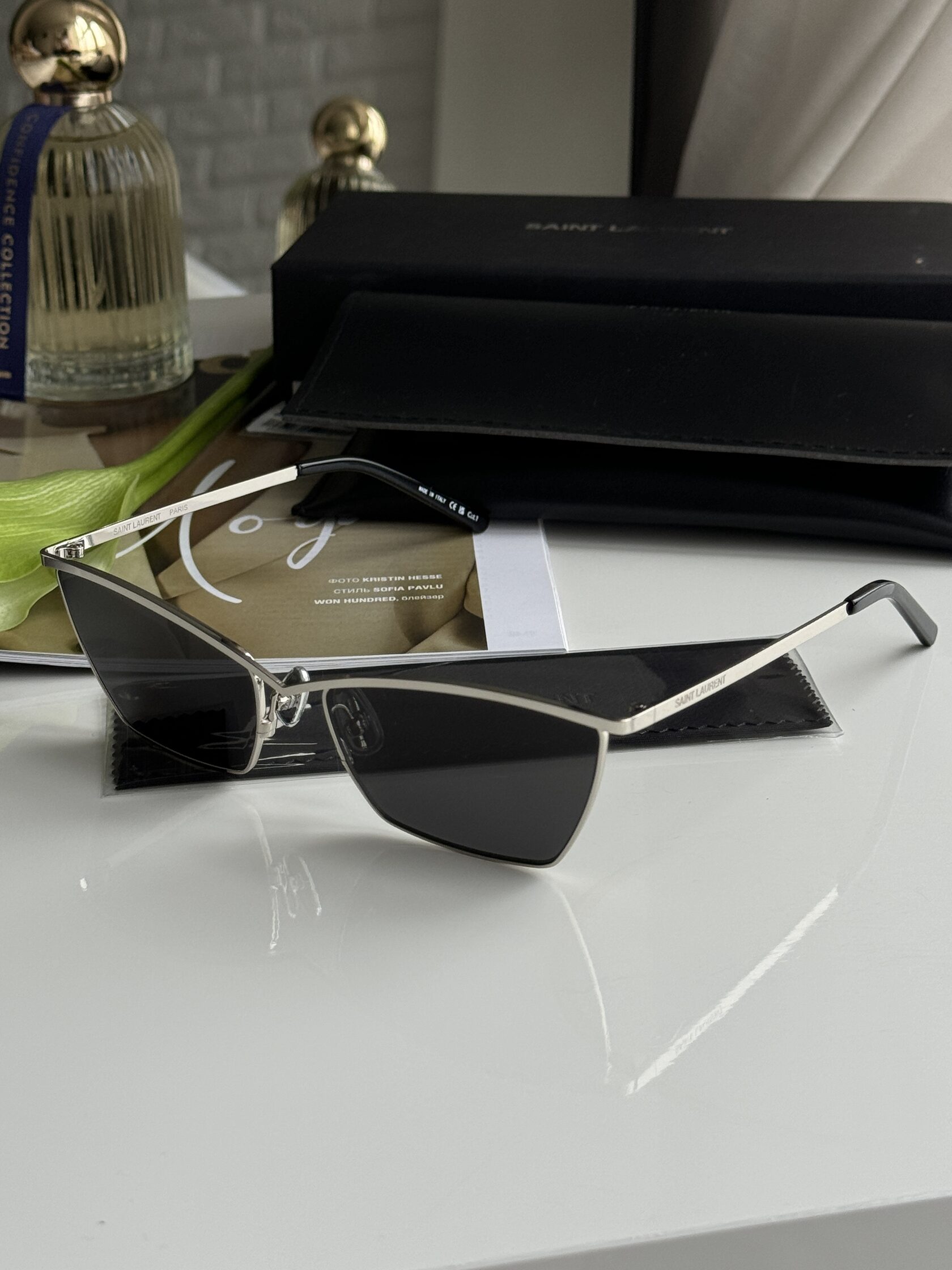 Saint Laurent SL 637 003 Black/Silver - 8