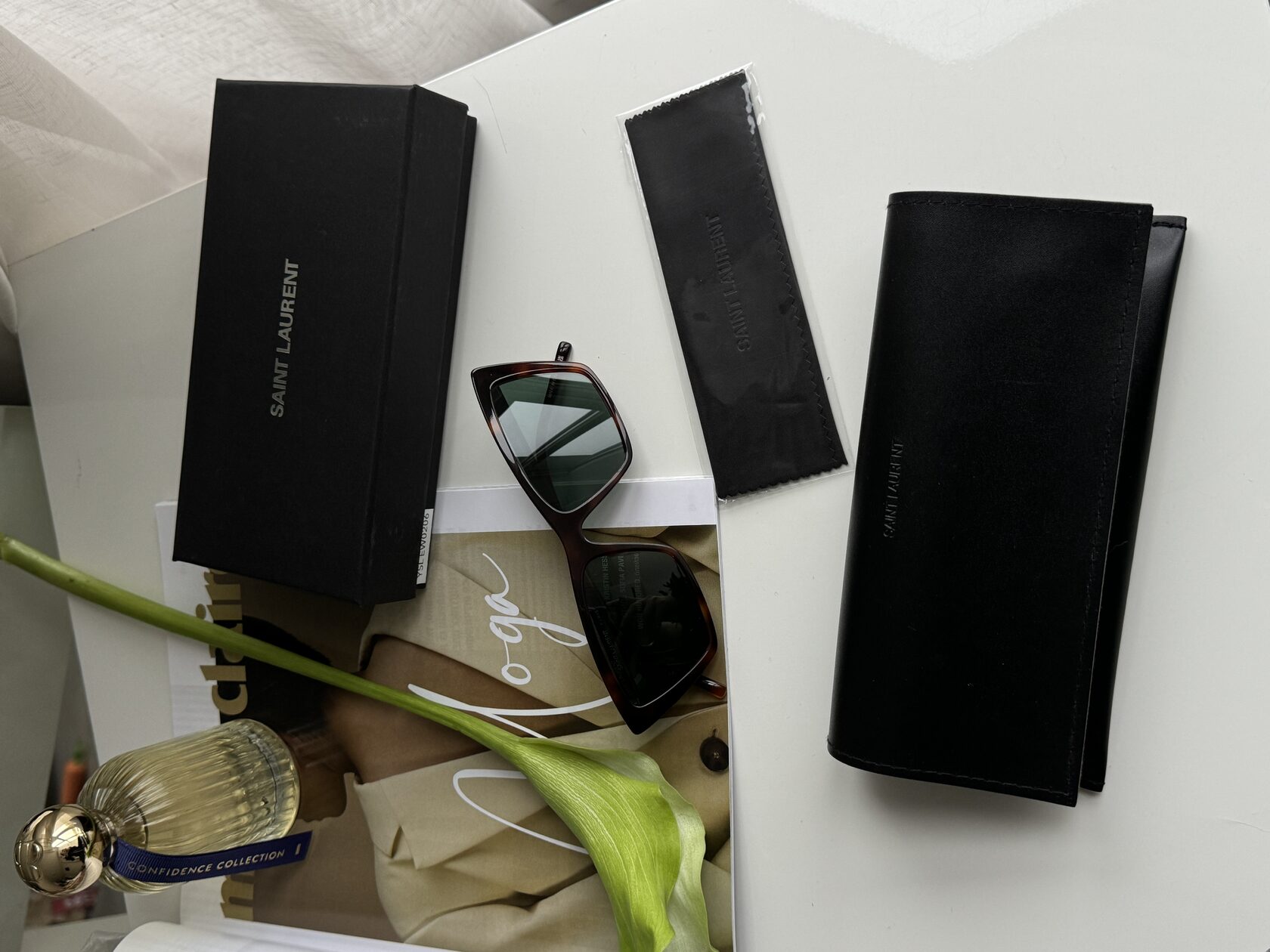 Saint Laurent SL 737 003 Leo/Green - 5