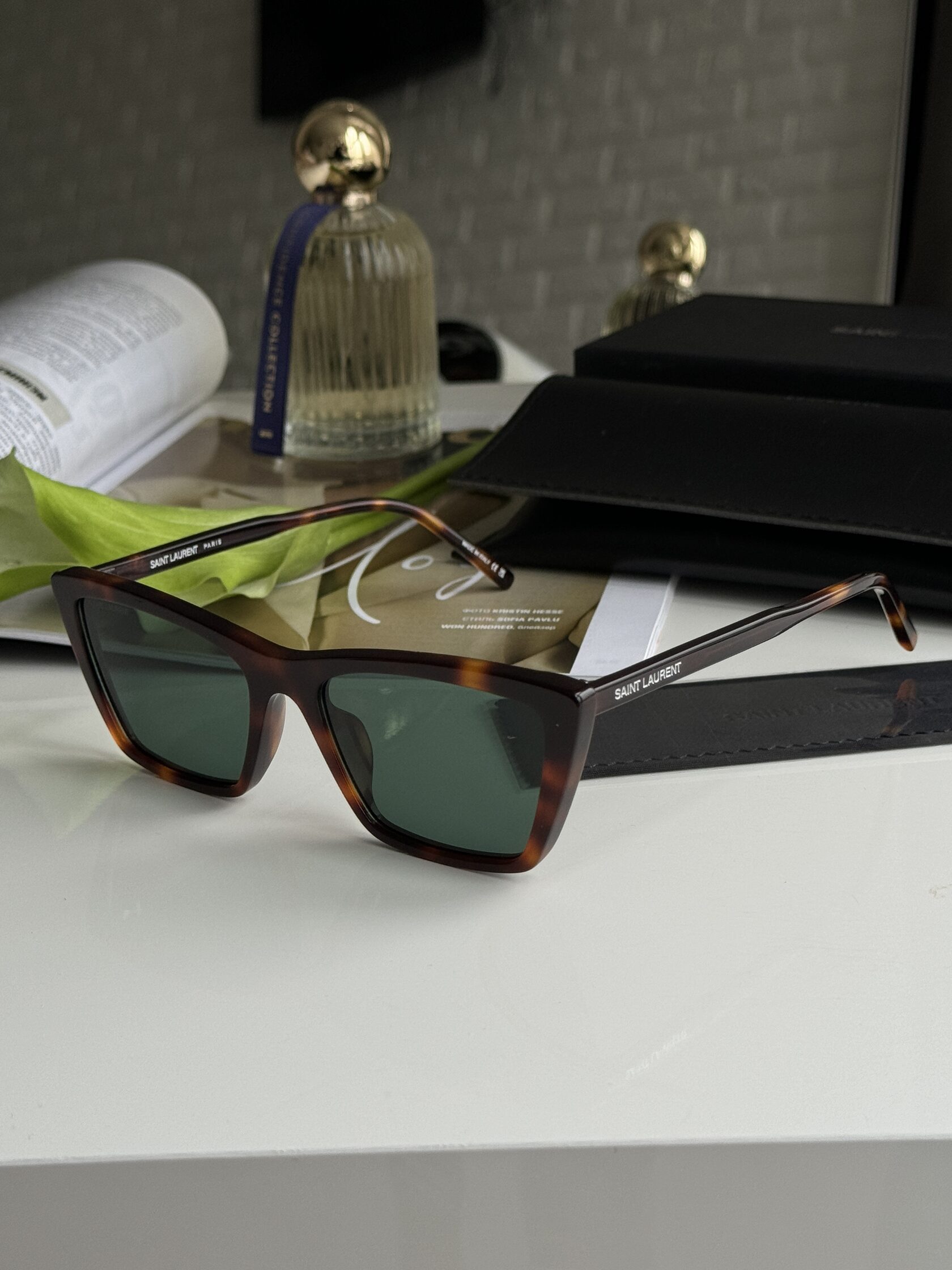 Saint Laurent SL 737 003 Leo/Green - 9