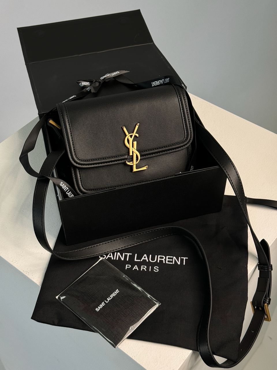 Saint Laurent Solferino Black/Gold - 2