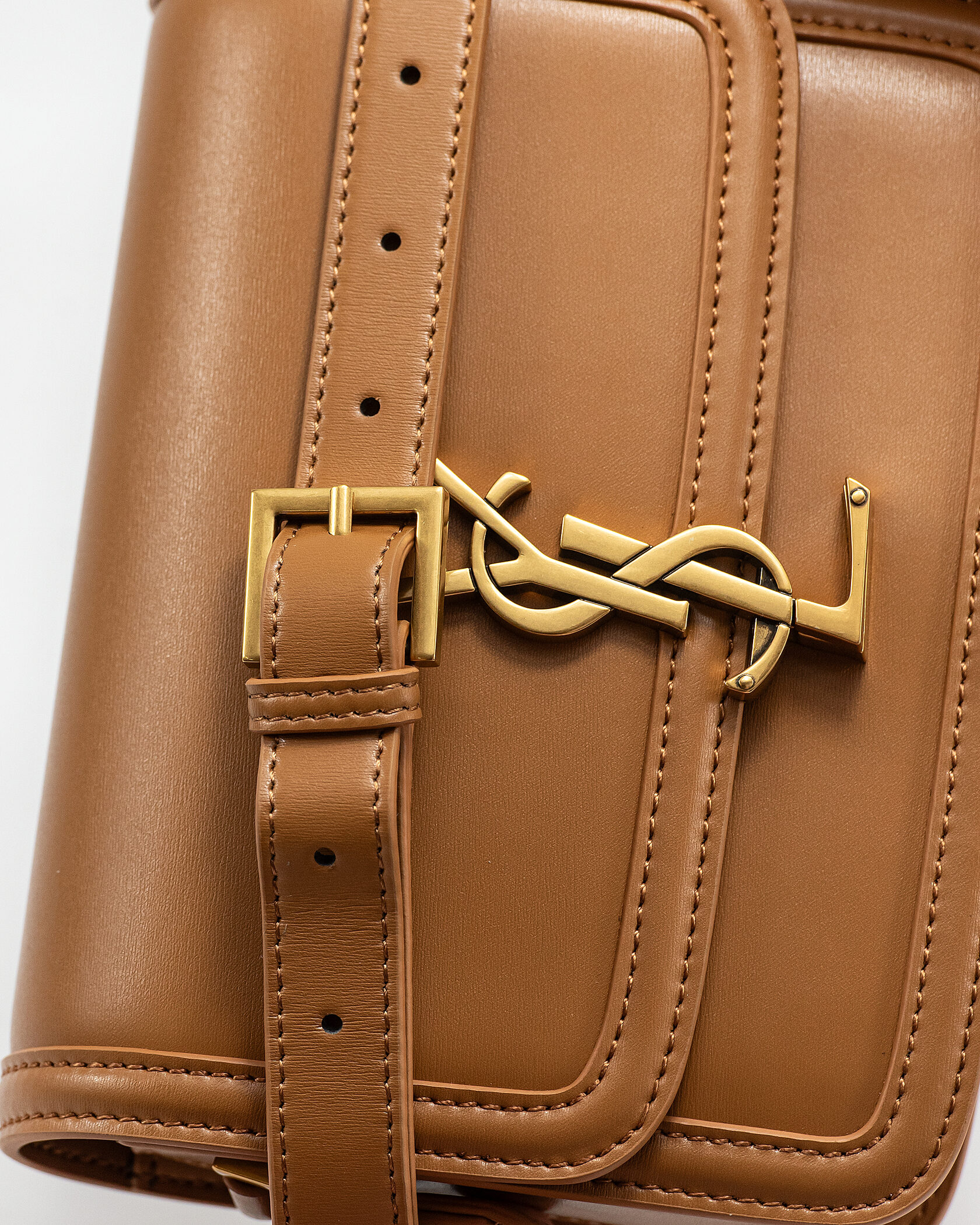 Saint Laurent Solferino Brown/Gold - 13