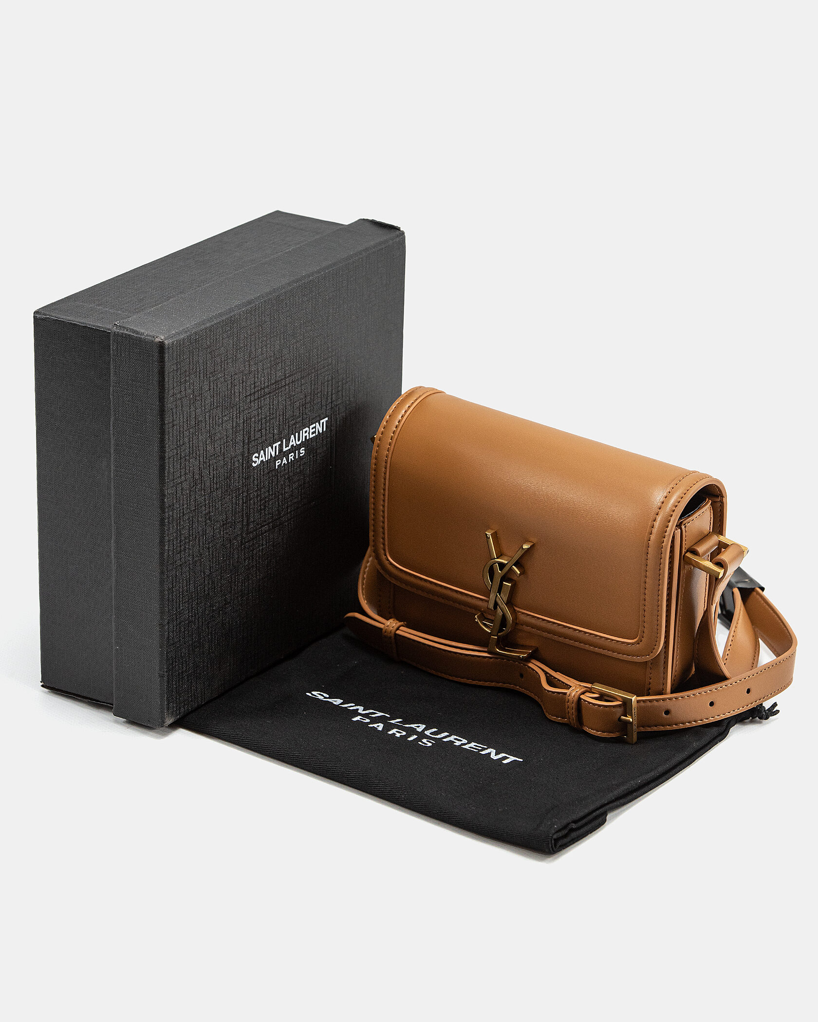 Saint Laurent Solferino Brown/Gold - 2