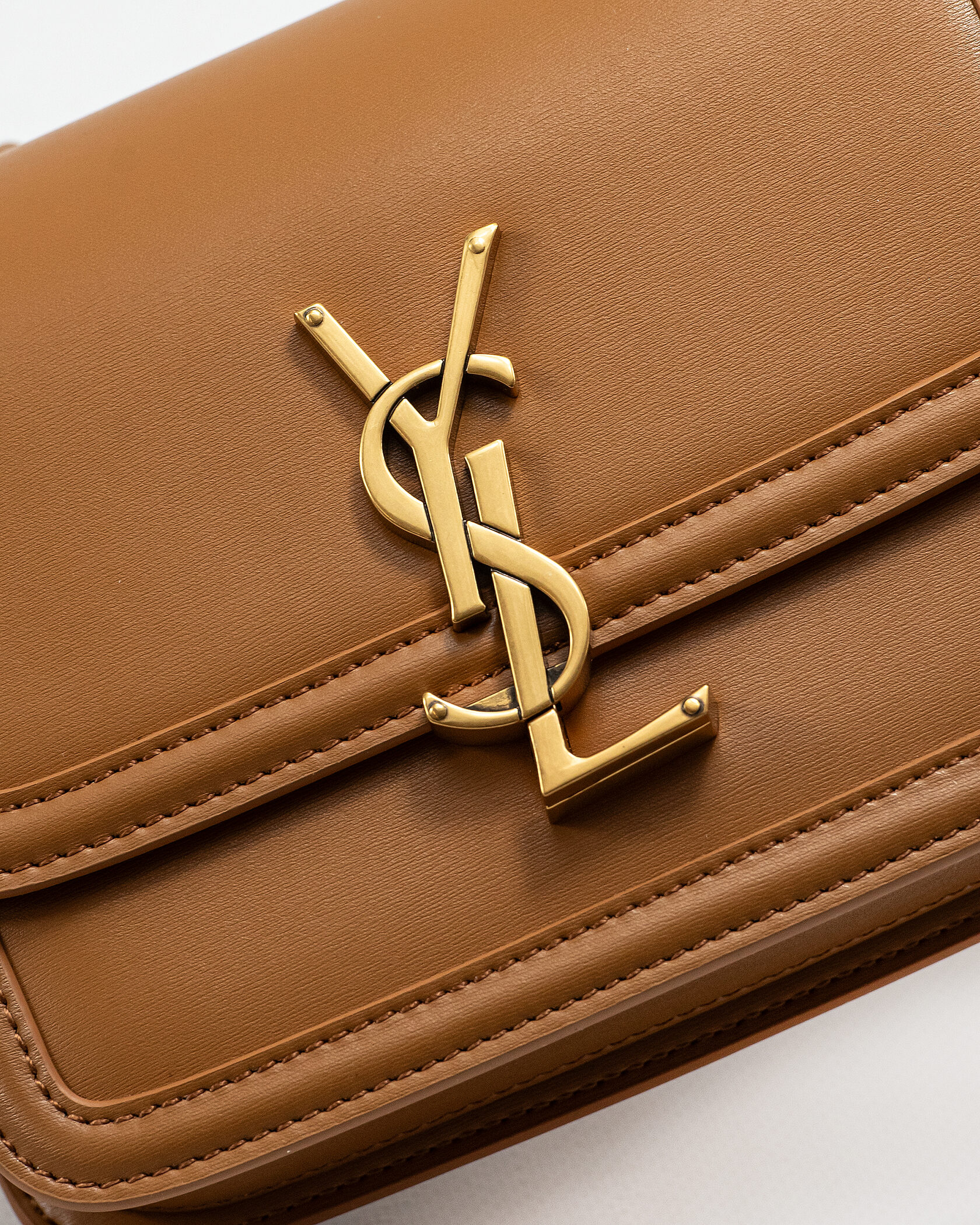 Saint Laurent Solferino Brown/Gold - 7