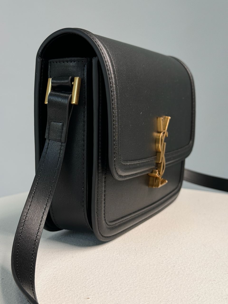 Saint Laurent Solferino Large Black/Gold - 14