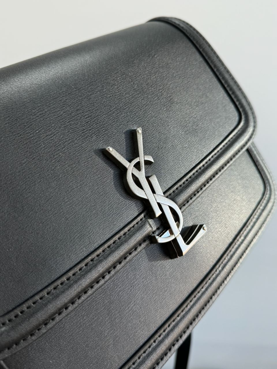 Saint Laurent Solferino Large Black/Silver - 13