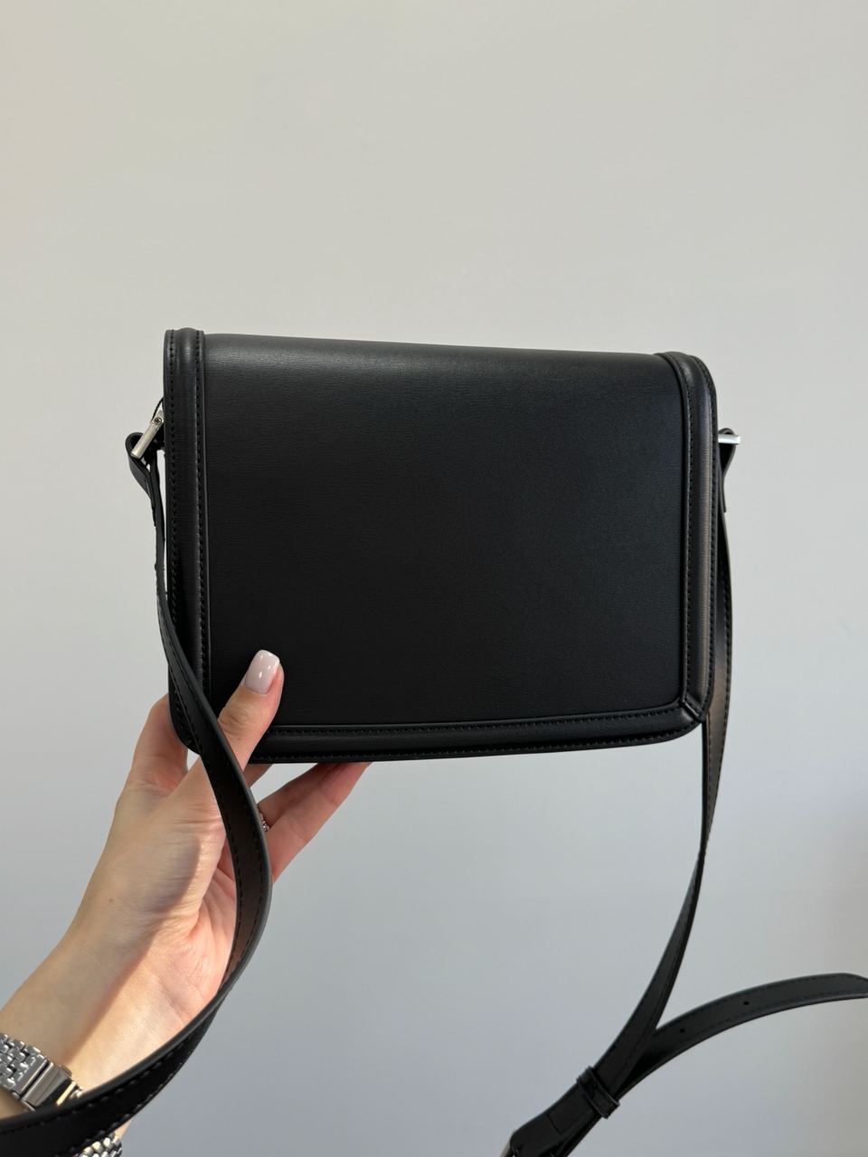 Saint Laurent Solferino Large Black/Silver - 15