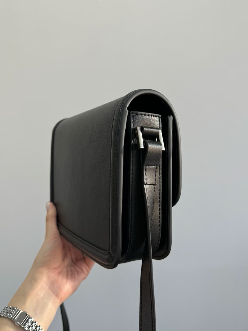 Saint Laurent Solferino Large Black/Silver - 18