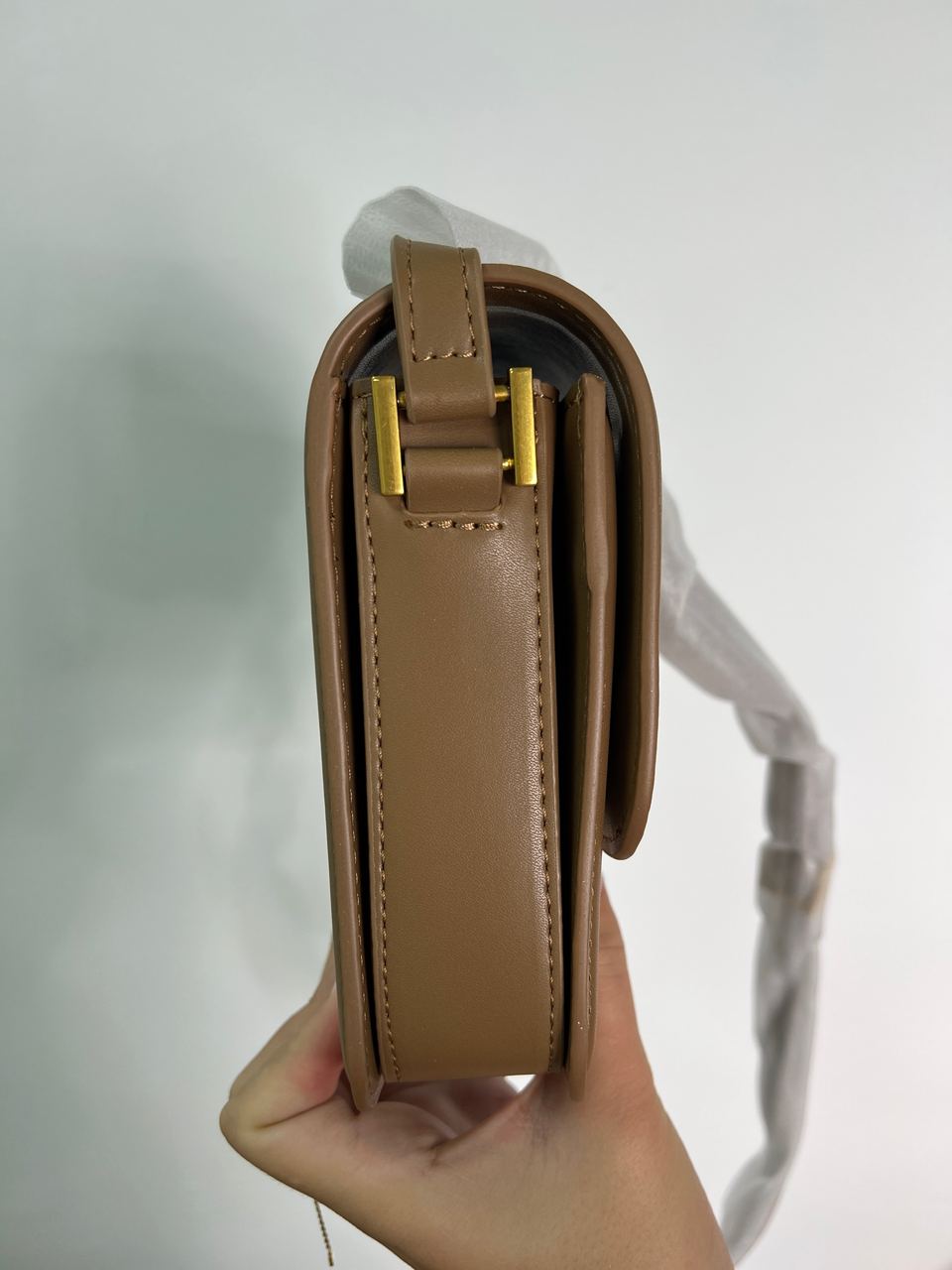 Saint Laurent Solferino Medium Canvas Crossbody Bag in Beige - 14