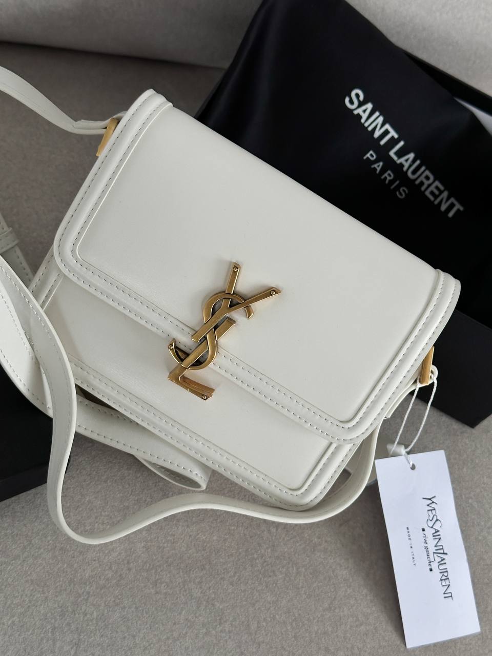Saint Laurent Solferino Small White - 2