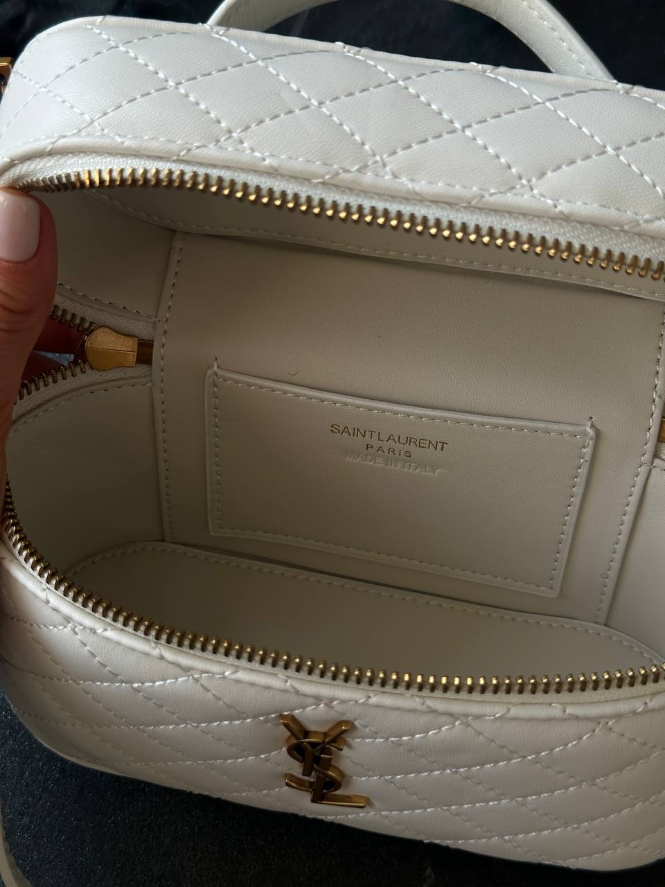 Saint Laurent Vanity Case Mini White - 9