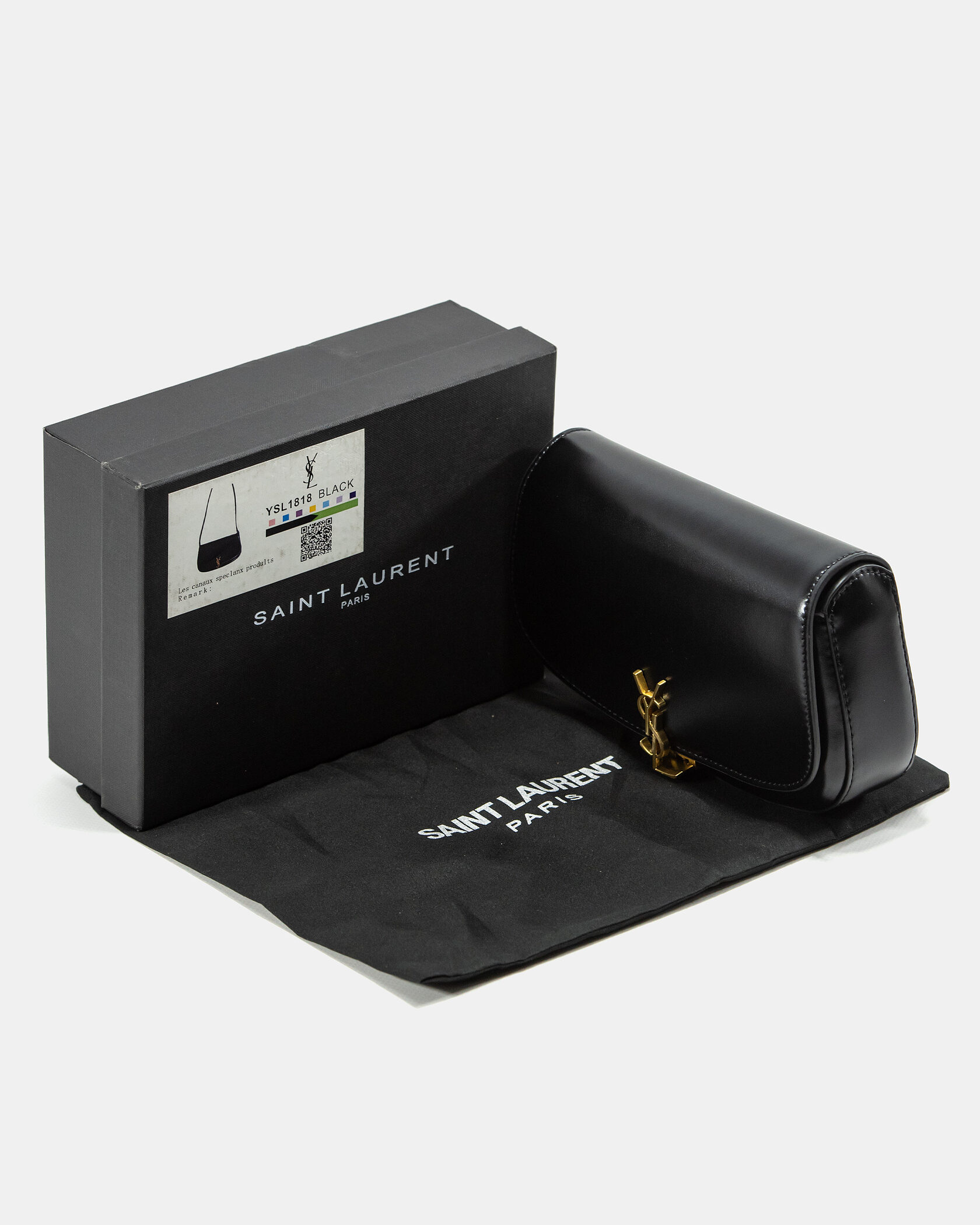 Saint Laurent Voltaire in Box Black/Gold - 2