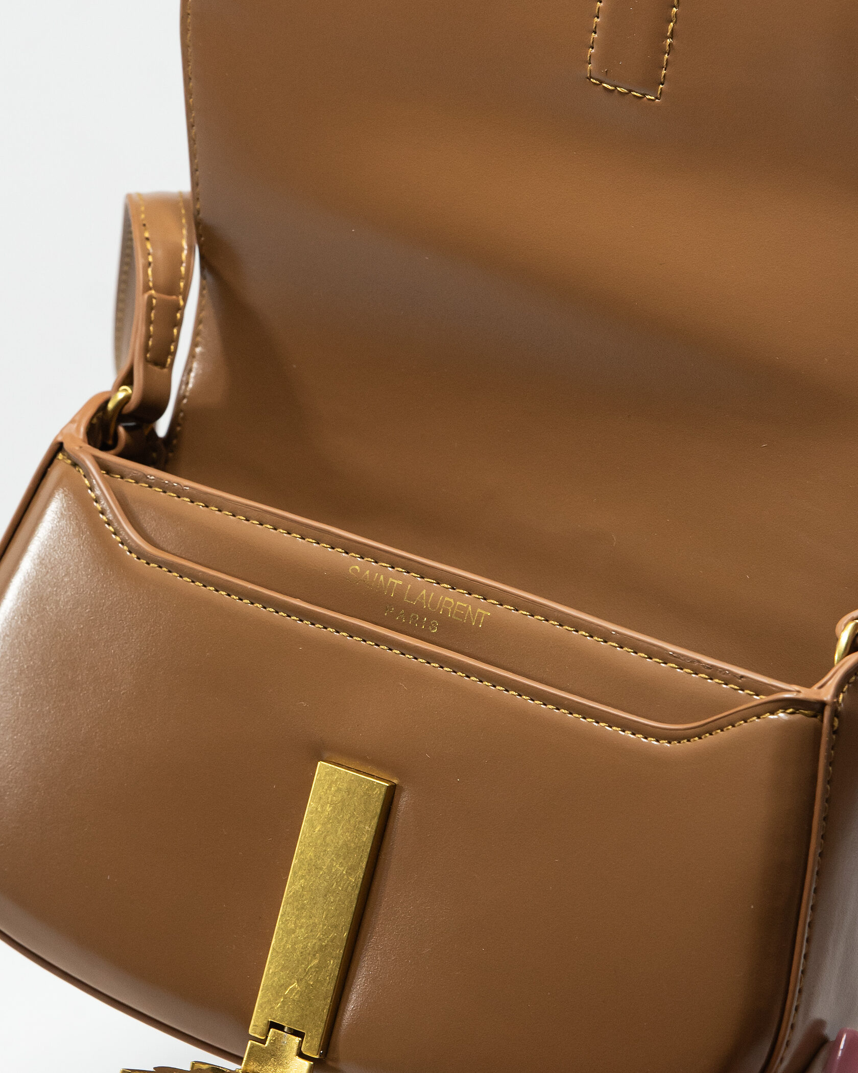 Saint Laurent Voltaire in Box Caramel - 11