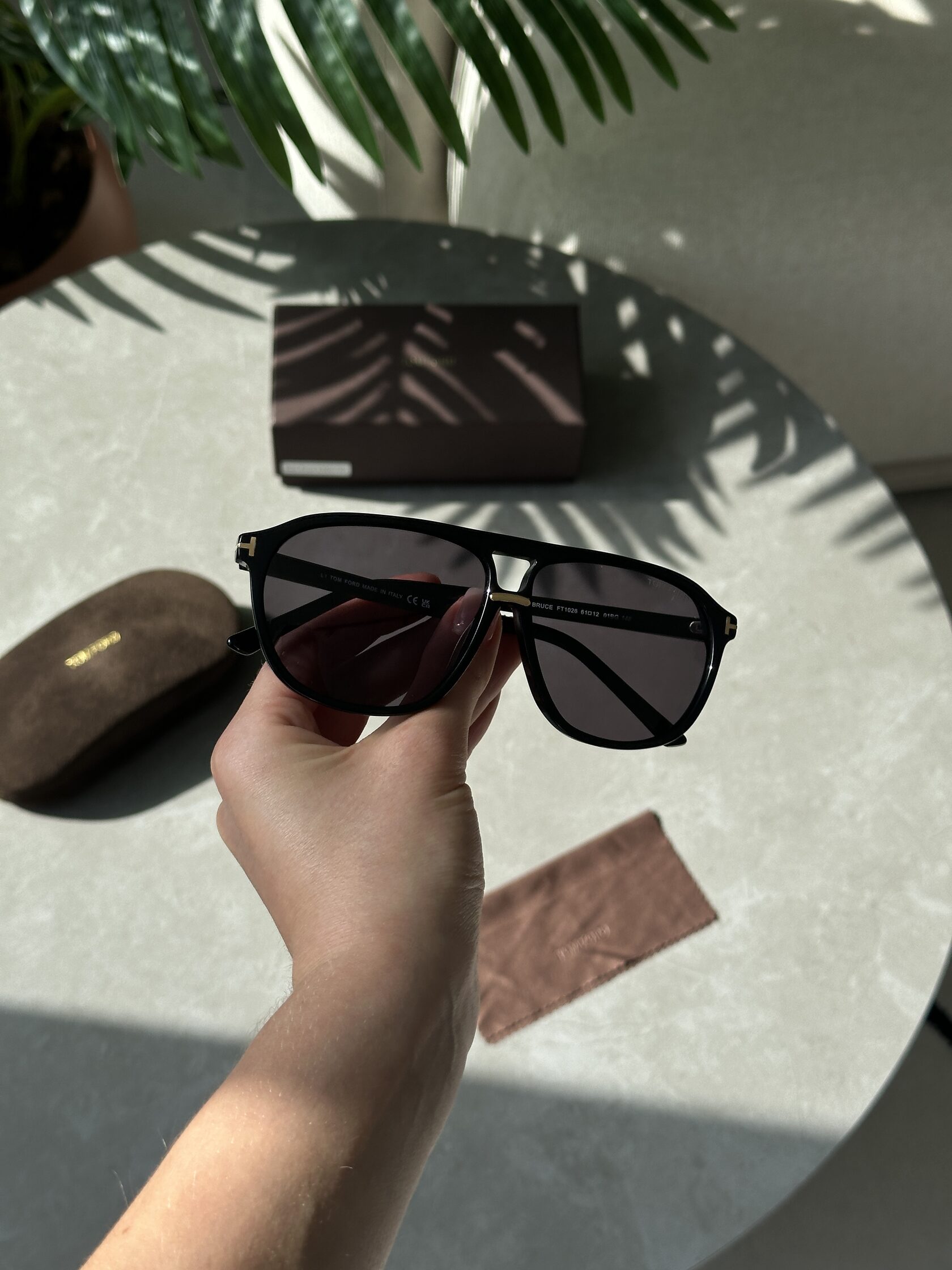 Tom Ford Black/Black Bruce FT1026 - 5