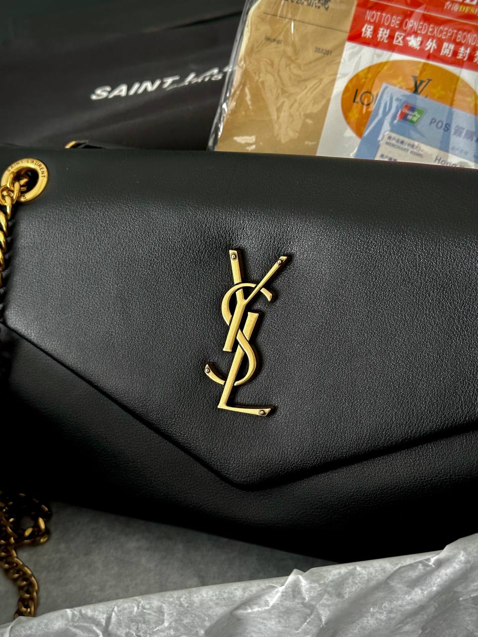 Yves Saint Laurent Chain Wallet In Black - 4
