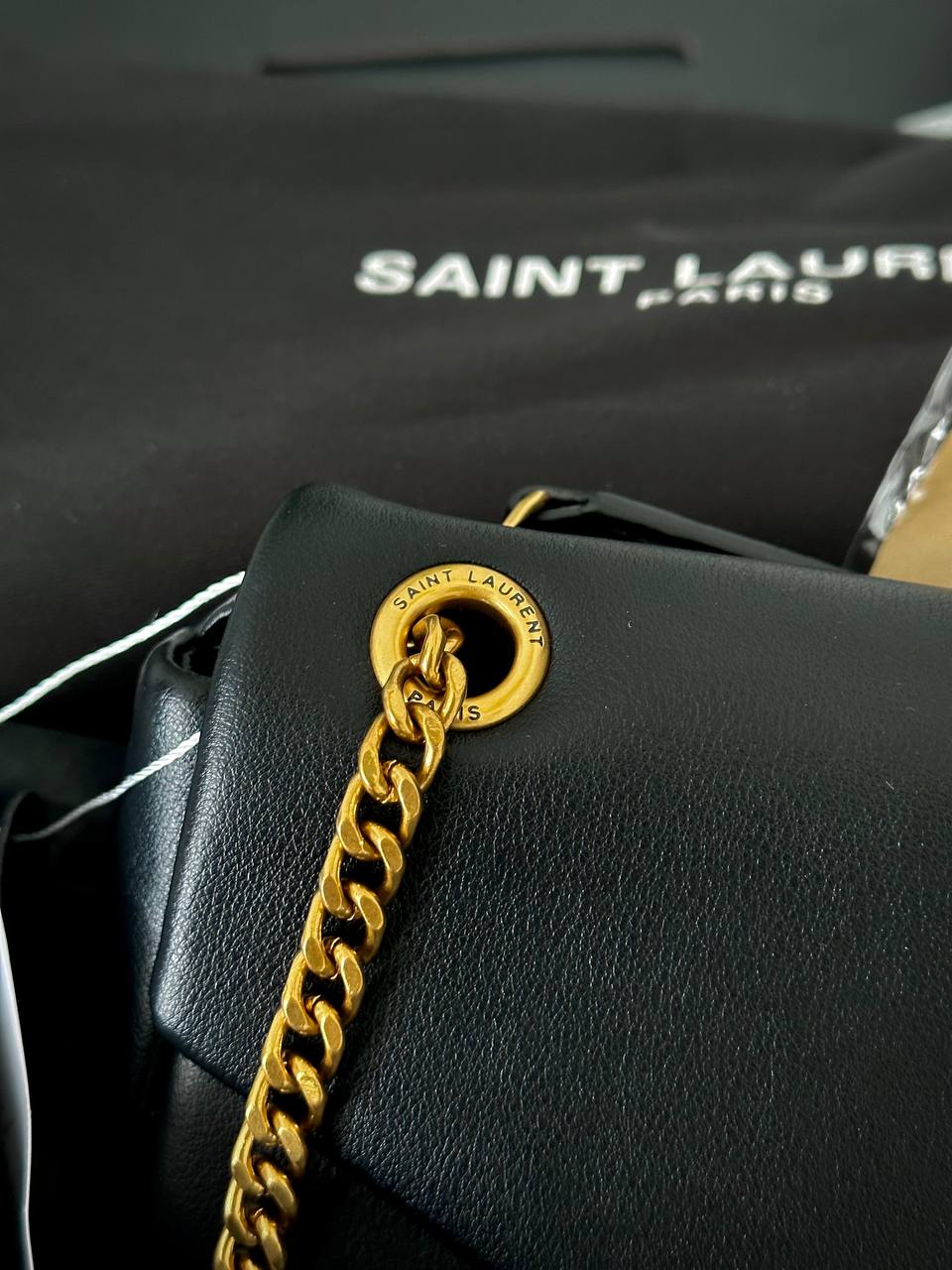 Yves Saint Laurent Chain Wallet In Black - 5