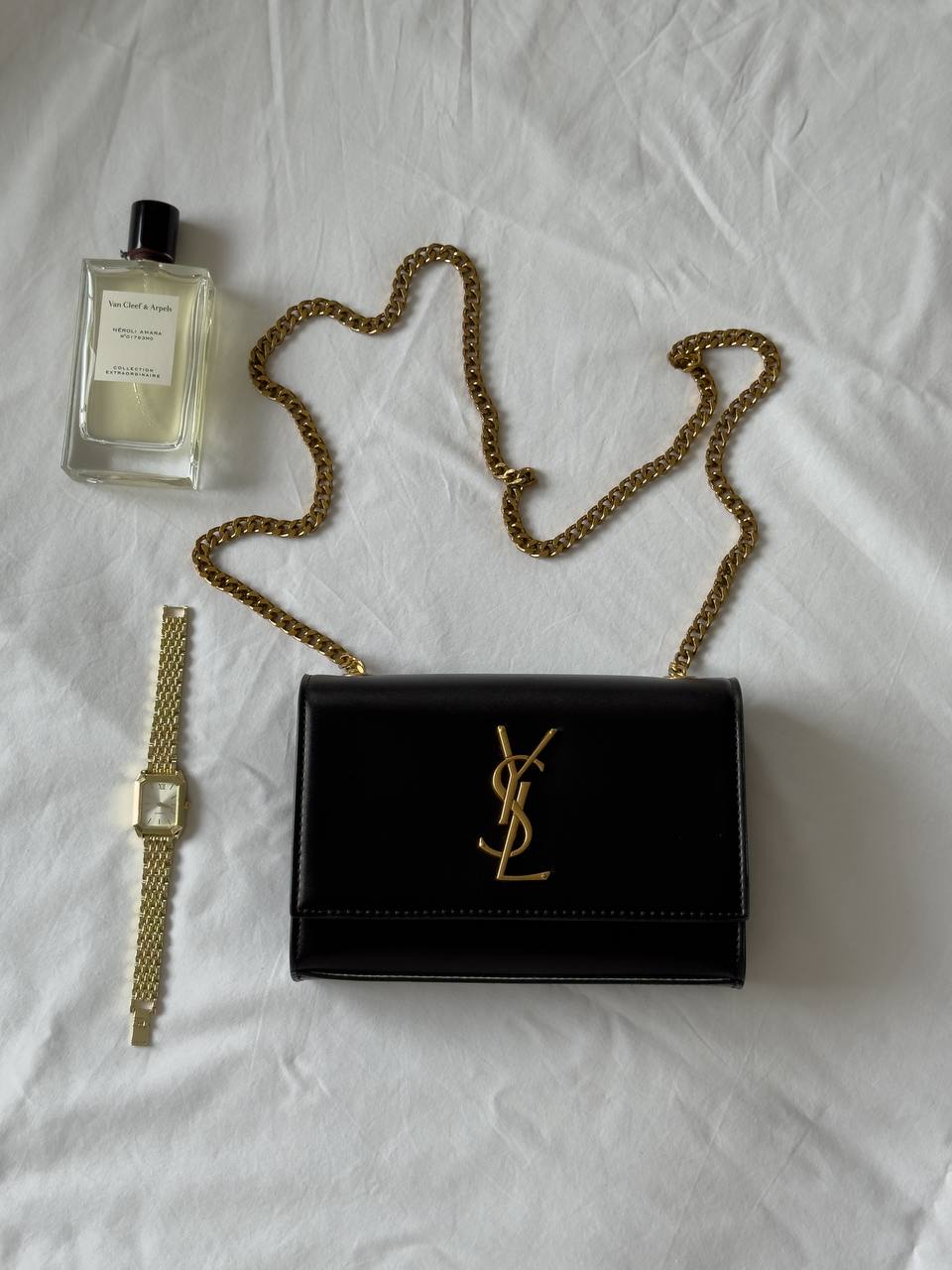 Yves Saint Laurent Kate Small Black/Gold