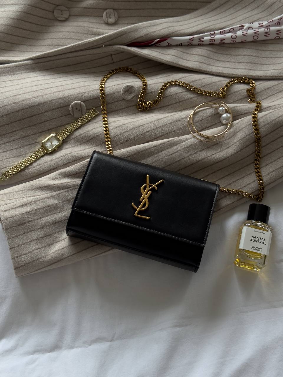 Yves Saint Laurent Kate Small Black/Gold - 5