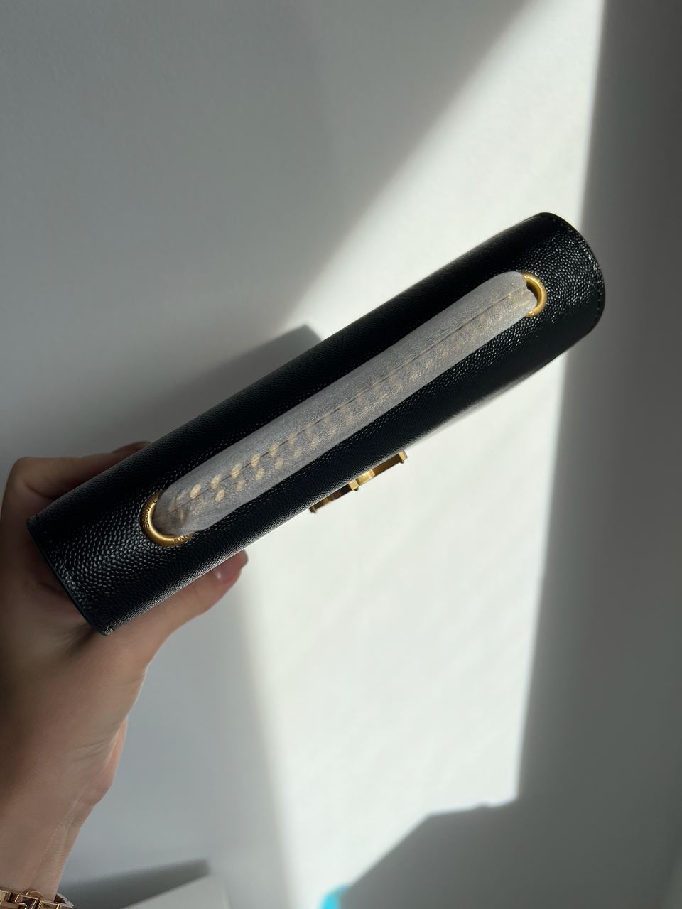 Yves Saint Laurent Kate Small Black/Gold - 15