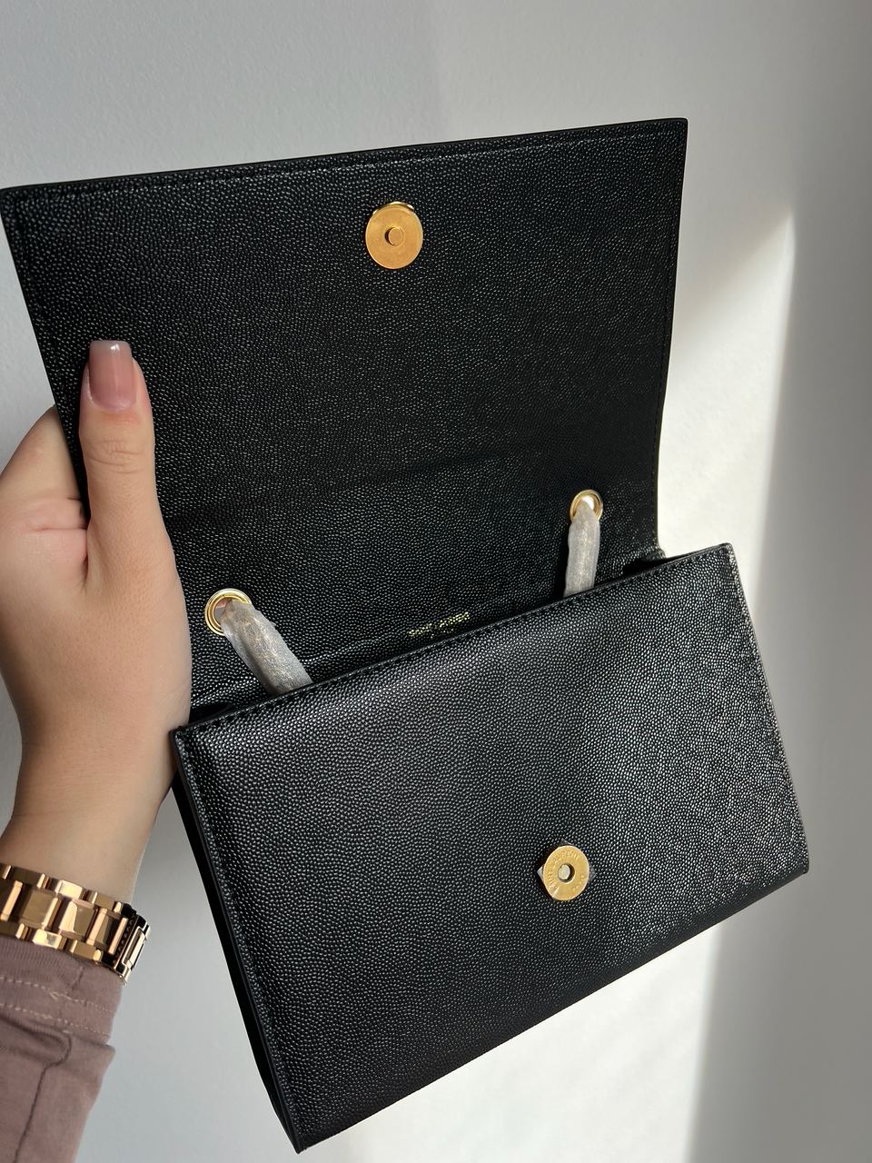 Yves Saint Laurent Kate Small Black/Gold - 20