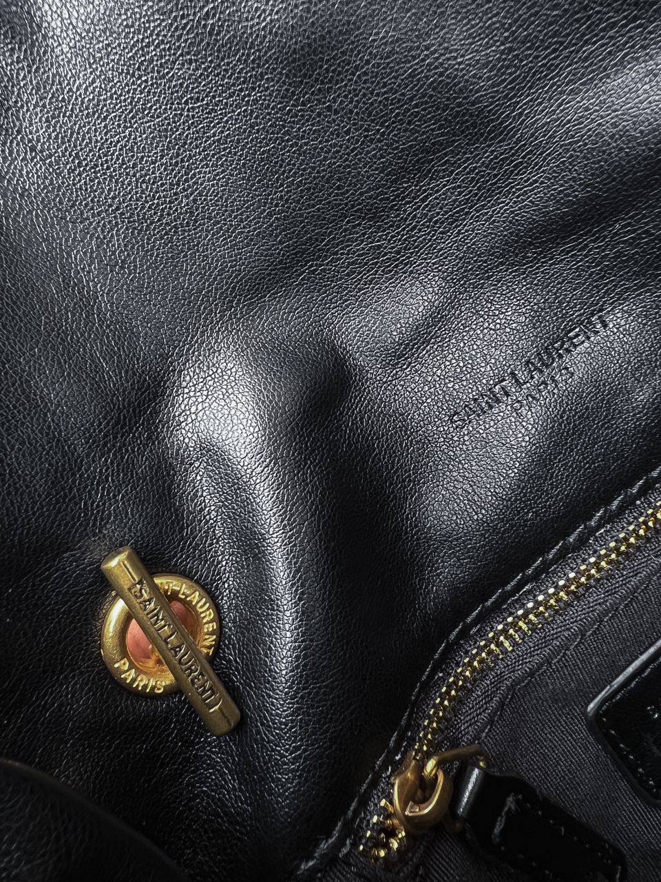 Yves Saint Laurent Puffer Small in Nappa Leather Gold Chain - 19