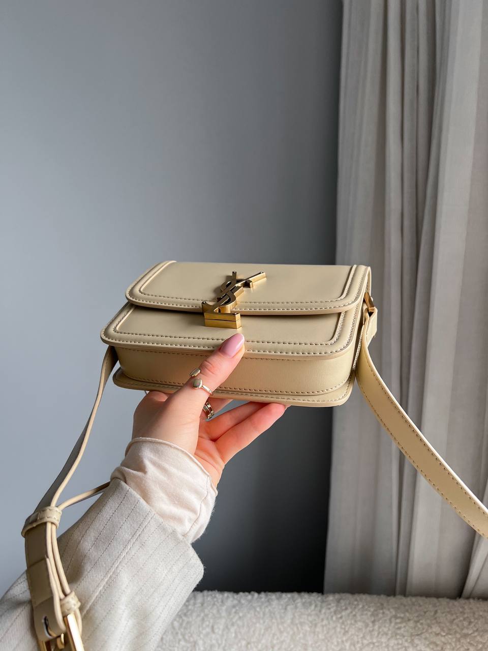 Yves Saint Laurent Small Solferino Cream - 7