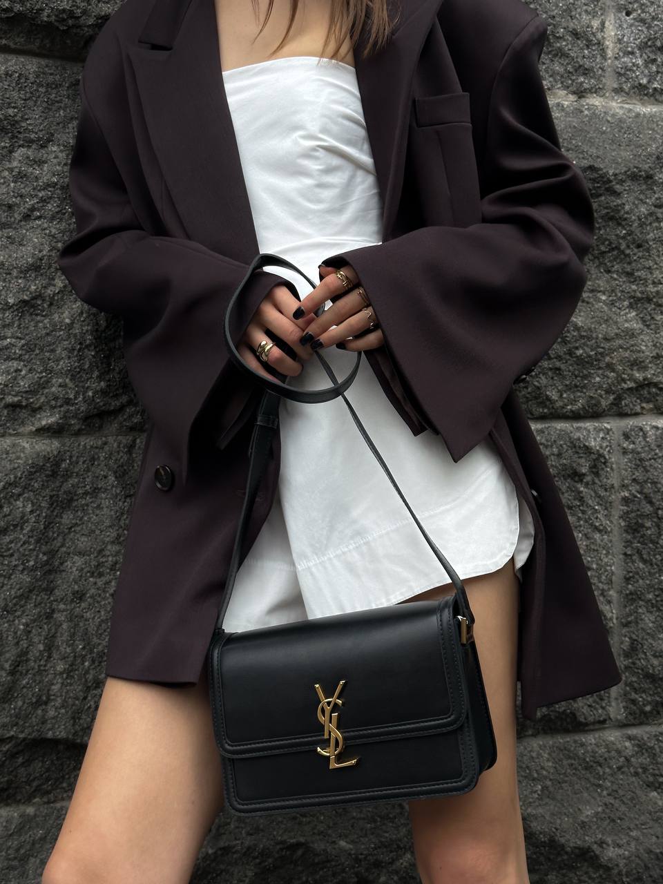 Yves Saint Laurent Solferino crossbody bag black - 4