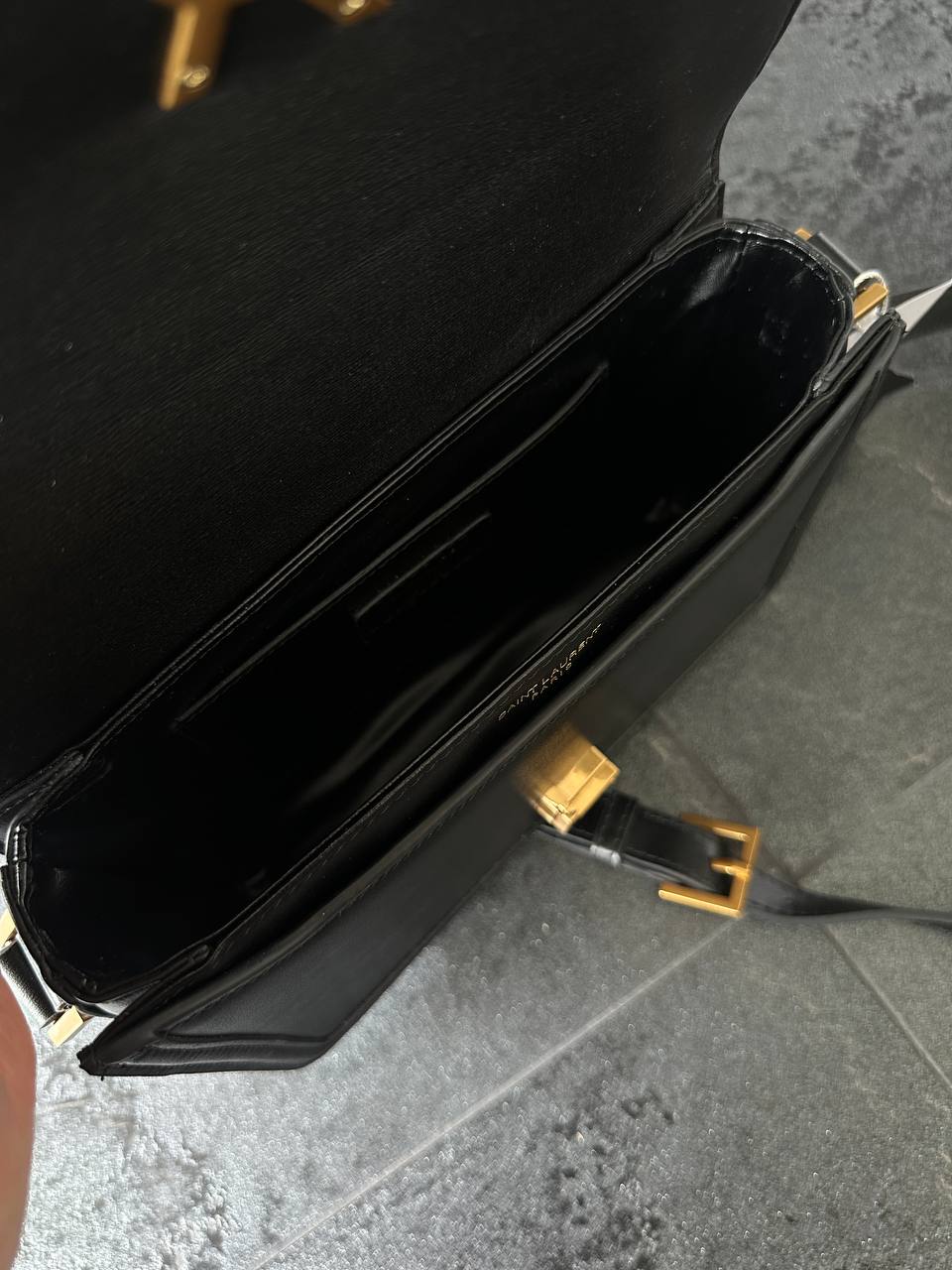 Yves Saint Laurent Solferino crossbody bag black - 7