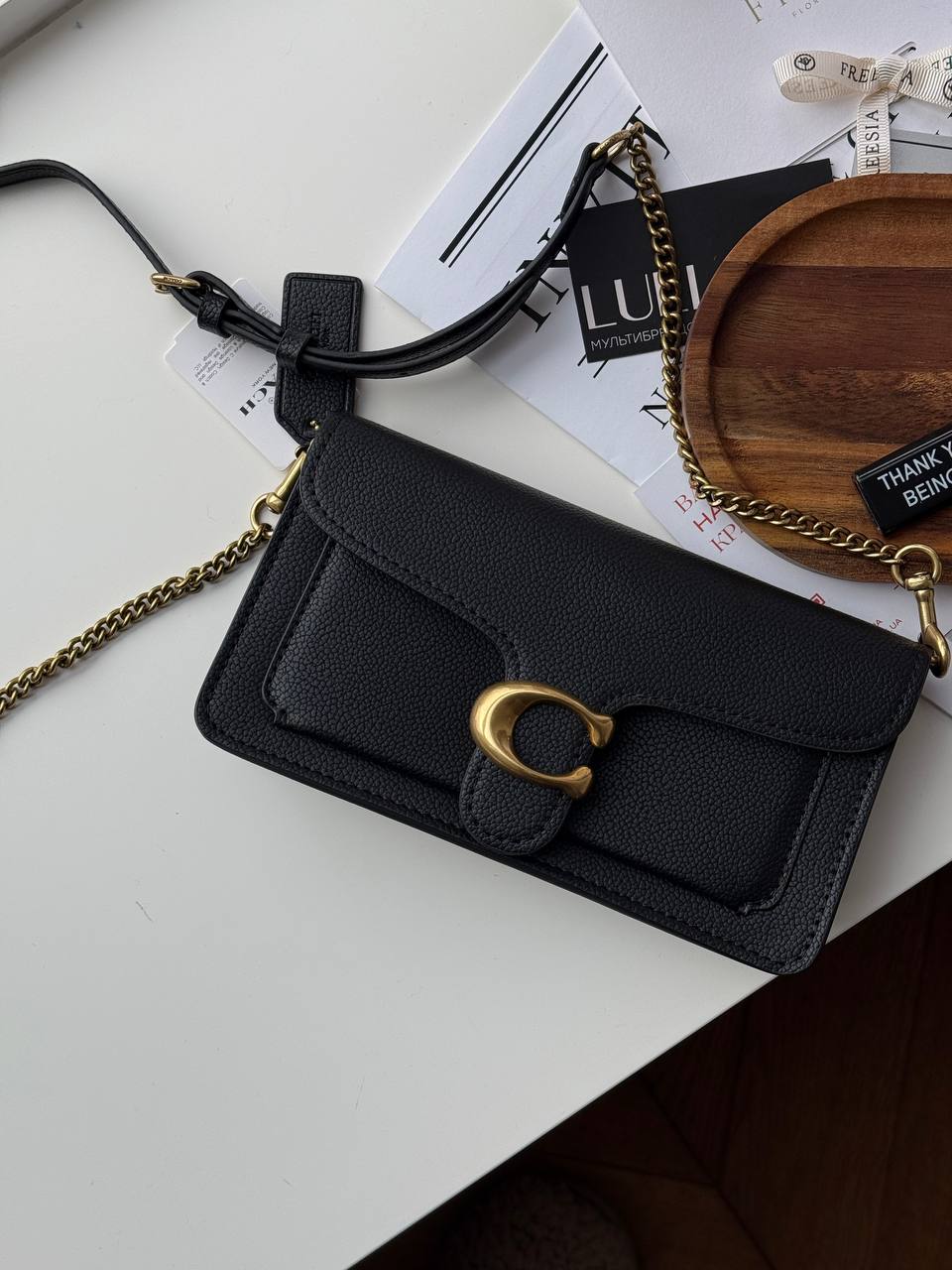 Сoach Tabby Shoulder Bag black Mini - 4