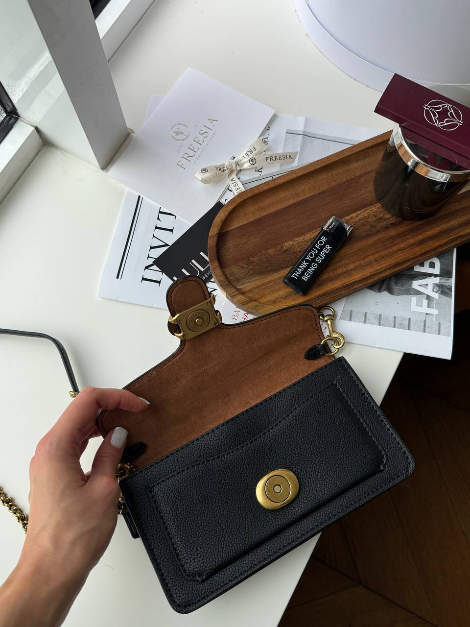 Сoach Tabby Shoulder Bag black Mini - 8